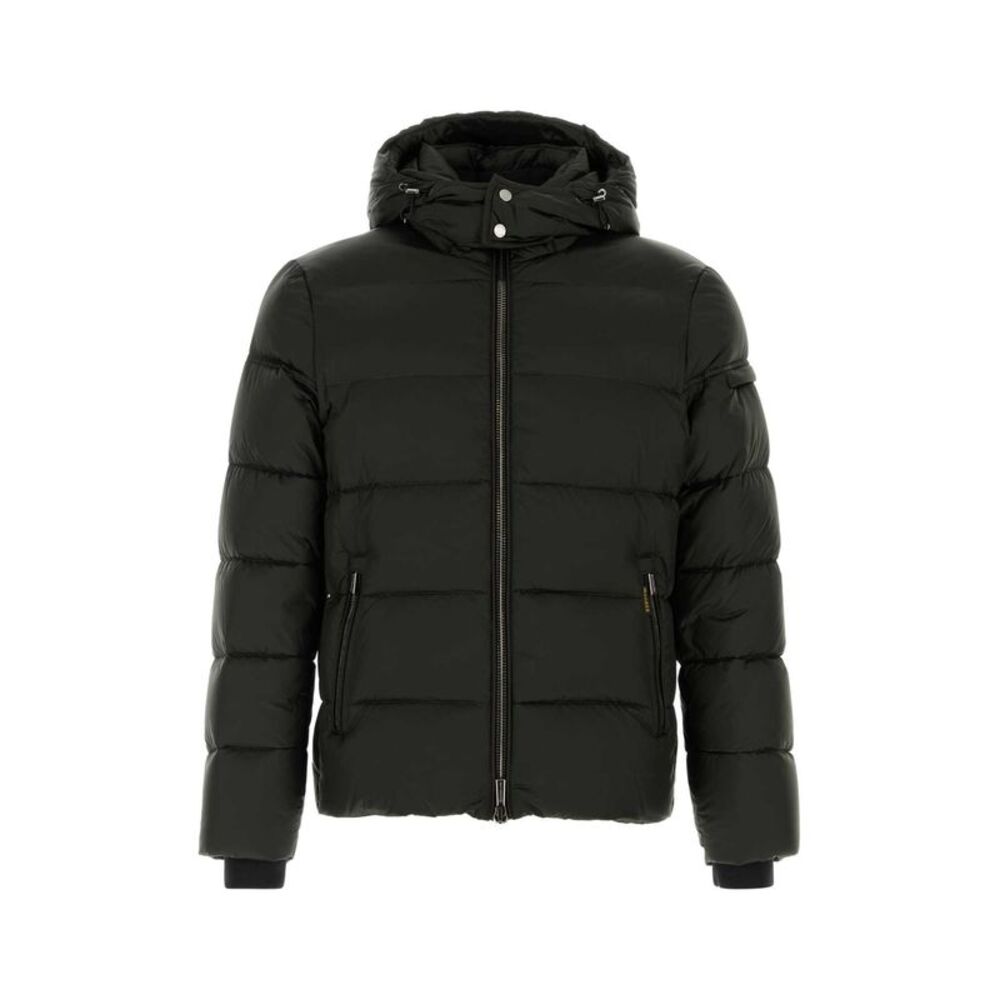 Moorer Men Dark Green Nylon Brett Down Jacket